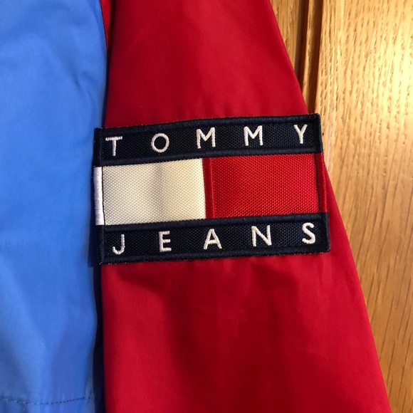 Vintage Tommy Jeans Hilfiger Rain Jacket Size L - Picture 3 of 10